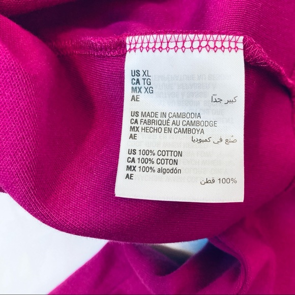 NWT Karen ScottTurtleneck Long Sleeves Burgundy Purple Red Size XL - Picture 4 of 4